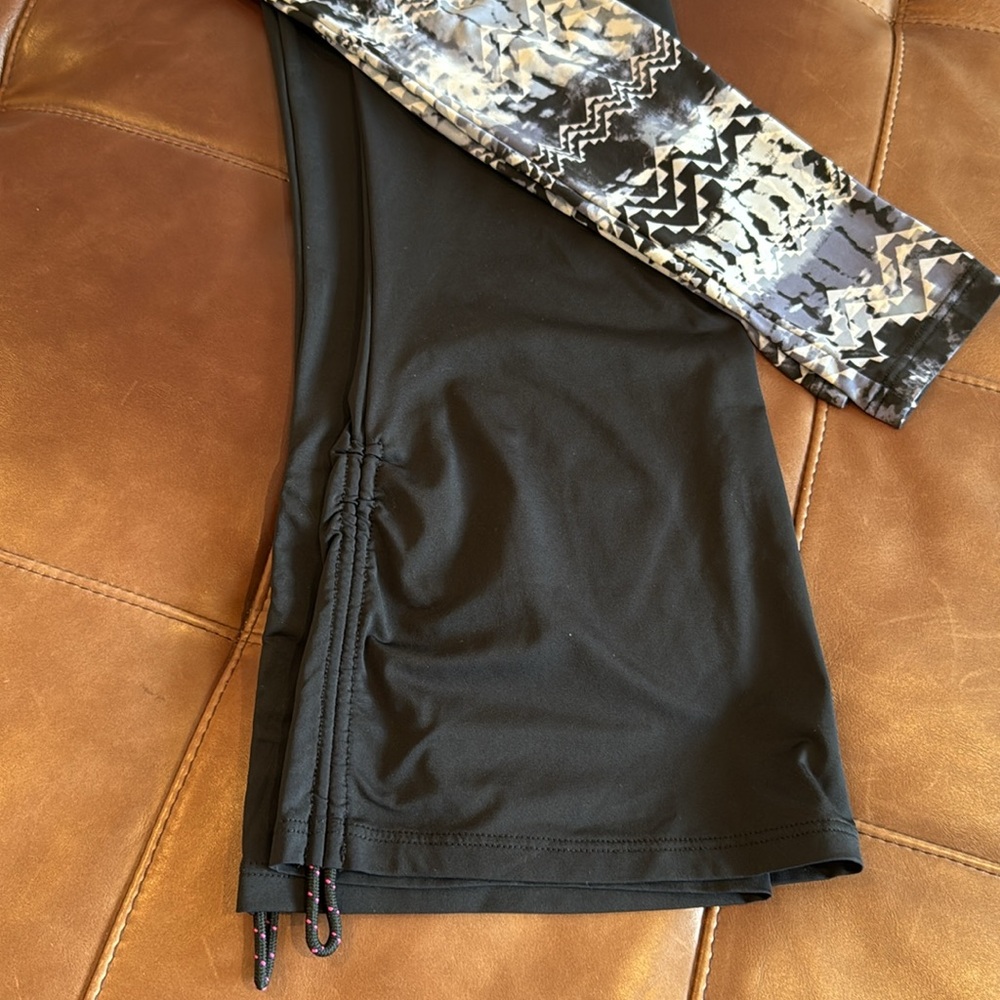 Black Long Sleeve Athletic, Swim, Sun Top